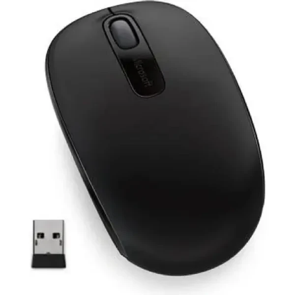 Microsoft 1850 černá / bezdrátová optická myš / 1000dpi / USB / 2 tlačítka (U7Z-00004)