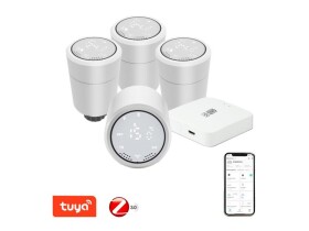 IMMAX NEO SMART Termostatická hlavice 4+1 Starter Kit / Zigbee TUYA (07732C)