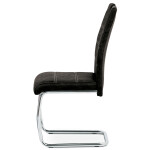 Jídelní židle, černá, látka, HC-483 BK3