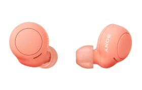 SONY WF-C500 oranžová / TWS sluchátka do uší / mikrofon / Bluetooth 5.0 / IPX4 / nabíjecí pouzdro (WFC500D.CE7)