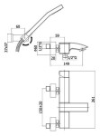 PAFFONI - Level Vanová baterie s příslušenstvím, chrom LEC026CR