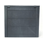 Zahradní úložný box 56x43x53cm, plast, šedá, AZB-G2035 GREY
