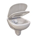 GEBERIT KOMBIFIXBasic vč. chromového tlačítka DELTA 51 + WC bez oplachového kruhu Edge + SEDÁTKO 110.100.00.1 51CR EG1