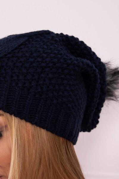 Fleecová čepice Sandra K210 navy blue UNI