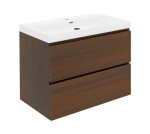 Koupelnová skříňka s umyvadlem SAT B-Way 59x50x45 cm ořech mat BWAY260NUTU4 BWAY260NUTU4