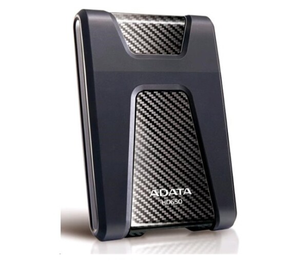 ADATA Externí HDD 4TB 2,5" USB 3.1 DashDrive Durable HD650, černý (gumový, nárazu odolný) EDF_414508