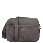 Semišová dámská crossbody kabelka Daniela, šedá