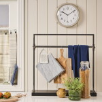 Ib Laursen Nástěnné hodiny Sand Ø 26 cm, béžová barva, plast