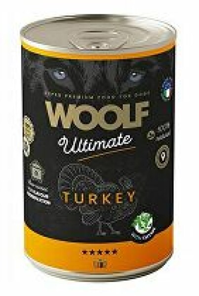 WOOLF Ultimate DogFood konz. Turkey 400g