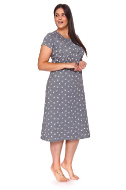 Dámská těhotenská košile 4119 grey plus - Doctornap šedá 3XL