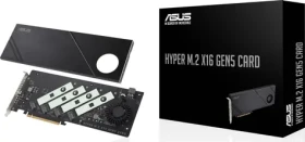 ASUS HYPER M.2 X16 GEN 5 CARD / PCIe 5.0 x16 / 4 x M.2 (90MC0CY0-M0EAY0)