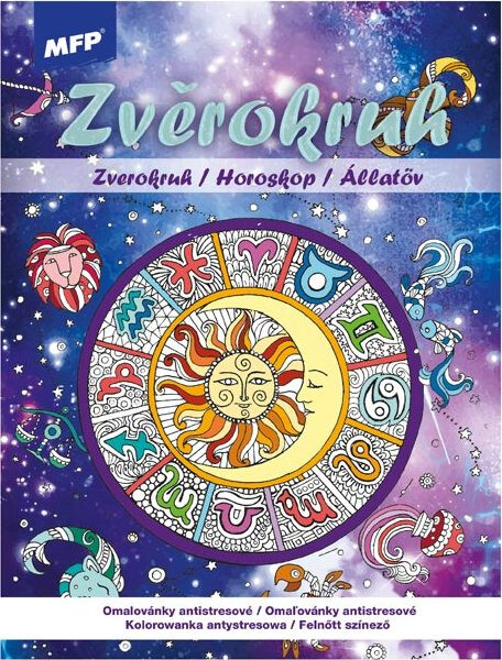 Omalovánky antistresové Zvěrokruh 210x290mm/32s