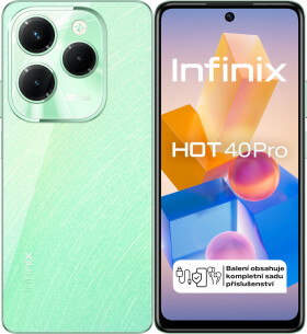 Rozbaleno - Infinix Hot 40 Pro 8GB/256GB zelená / EU distribuce / 6.78" / 256GB / Android 13 / rozbaleno (X6837GR.rozbaleno)