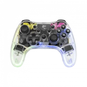 White Shark GPW-8039 LEGION transparentní / Bezdrátový gamepad / PS3 PS4 PC Android iOS (GPW-8039 LEGION)