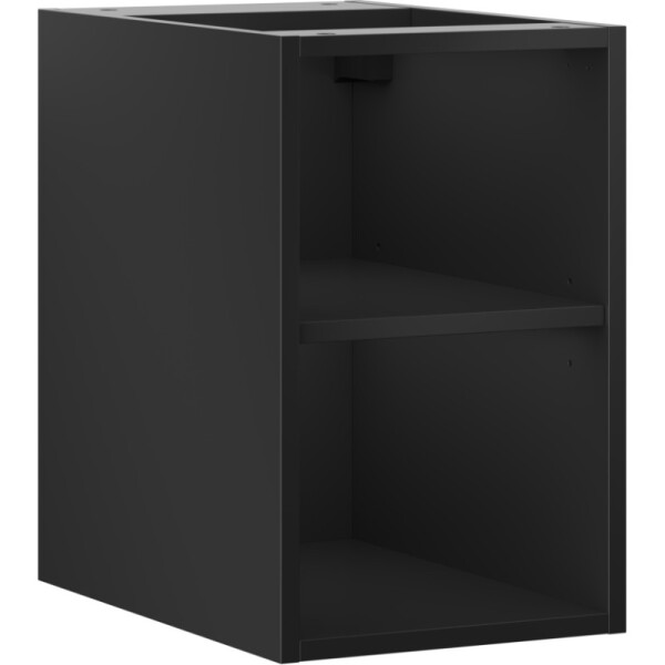 MEXEN - Box-A otevřená skříňka s policí 30, černá mat 91AX2-0300-470-0-71