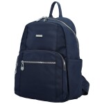 Trendy dámský textilní batoh MaxFly Anallis, tmavě modrý