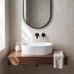 REA - Umyvadlo na desku Vanda 40 Mini REA-U3536