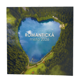 Nástěnný kalendář 2026 Baloušek čtvercový - Romantická místa