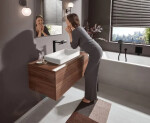 HANSGROHE - Pulsify Select Set sprchové hlavice, 3 proudy, EcoSmart, tyče 959 mm a hadice, matná černá 24171670