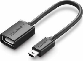 UGREEN US249 Adaptér Mini USB (M) - USB-A (F) 0.15m černá (6957303813834)