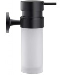 DURAVIT - Starck T Dávkovač mýdla s držákem, černá mat/mléčné sklo 0099354600
