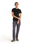 ICEBREAKER W 125 Cool-Lite Sphere SS Tee Across, Black velikost: XS