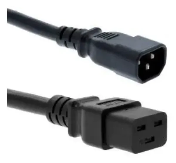 OEM Redukce napájení IEC C19 na C14 30cm / Redukce napájení / IEC C19-C14 / 30 cm (9612A)