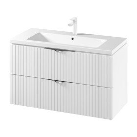 CERSANIT - SET C144 TIRSO 100 BÍLÁ MAT DSM (skříňka + umyvadlo) S801-542