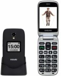 EVOLVEO EasyPhone FS + stojánek černá / 2.8" / 3MP / SOS / microSDHC (SGM EP-771-FSB)