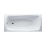 Laufen - Palladium Zápustná ocelová vana 170x75 cm, bílá H2251100000401