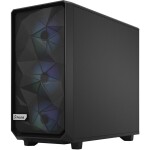 Fractal Design Meshify 2 Lite RGB Light Tint černá / E-ATX / 2x USB 3.2 / 4x 140mm / bez zdroje / průhledná bočnice (FD-C-MEL2A-05)