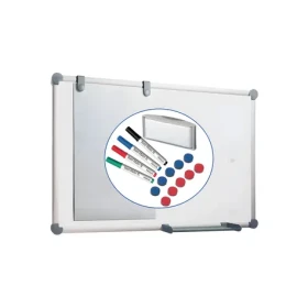 Maul MAULpro 90x60 cm / Bílá tabule / magnetická / hliníkový rám / sada s příslušenstvím (6309284)