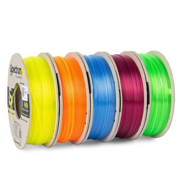 Filament Spectrum 5PACK PLA Crystal 1,75 mm (5x 0,25 kg)