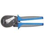 KNIPEX - kleště lisovací - 230mm - čtyřtrnové, stočené kontakty Harting; Ilme; Phoenix; Amphenol; Walther; HTS;Contact; Weidmüller 0.14-6mm², v plastovém kufříku s pěnovou vložkou (975265)