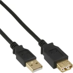 InLine USB-A - USB-A 0,5 m černá / Kabel / 0,48 Gbit/s (34650S)