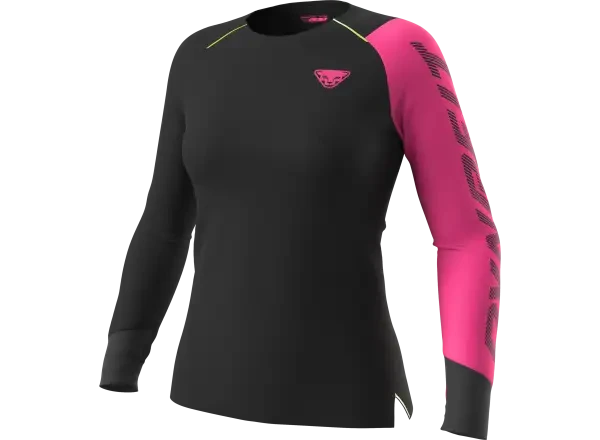 Dynafit DNA dámské běžecké triko dlouhý rukáv Pink Glo vel. M