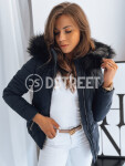 Dámská zimní bunda PUFFER tmavě modrá Dstreet TY3680 Velikost: XL