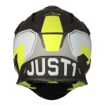 Moto přilba Just1 J38 Korner fluo žlutá/titanová - XS