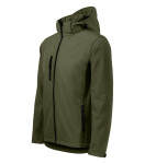 Performance softshellová bunda pánská military 4XL
