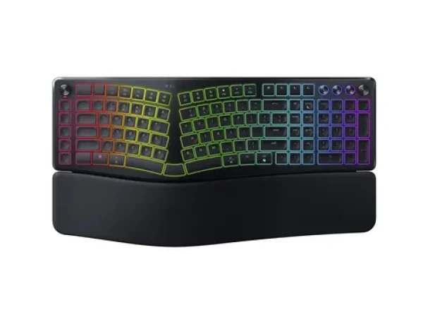 Razer Pro Type Ergo černá / bezdrátová ergonomická klávesnice / 2.4GHz / Bluetooth / USB-C / US Layout (RZ03-05440100-R3M1)
