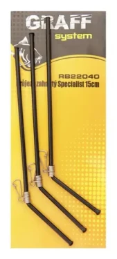 Graff Průjezd zahnutý Specialist 15cm 3ks Černý (RB22040-15)