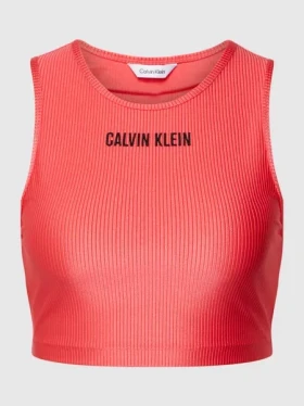 Dámský top Calvin Klein KW0KW01905 korálový