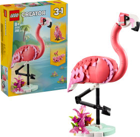 LEGO® Creator 3v1 31170 Divoká zvířata: Růžový plameňák - LEGO® Creator