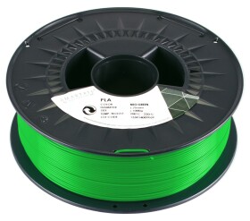 PLA filament neonově zelený 1,75 mm Smartfil 1 kg