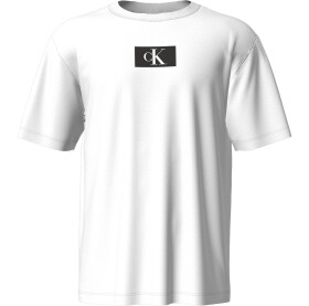 Pánské tričko Organic Cotton Lounge T-Shirt CK96 000NM2399E100 bílá Calvin Klein