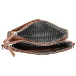 Stylová malá crossbody kabelka Perlla, starorůžová