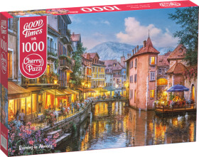 Puzzle Cherry Pazzi 1000 dílků Večer Annecy