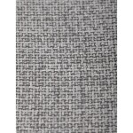 Židle jídelní, šedá látka, 360° vratný mechanismus, černý kov