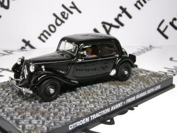 007James Bond CITROËN TRACTION AVANT - FROM RUSSIA - IXO/ALTAYA 1:43