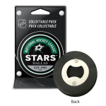 Mustang Puk Dallas Stars NHL Block Puck Bottle Opener